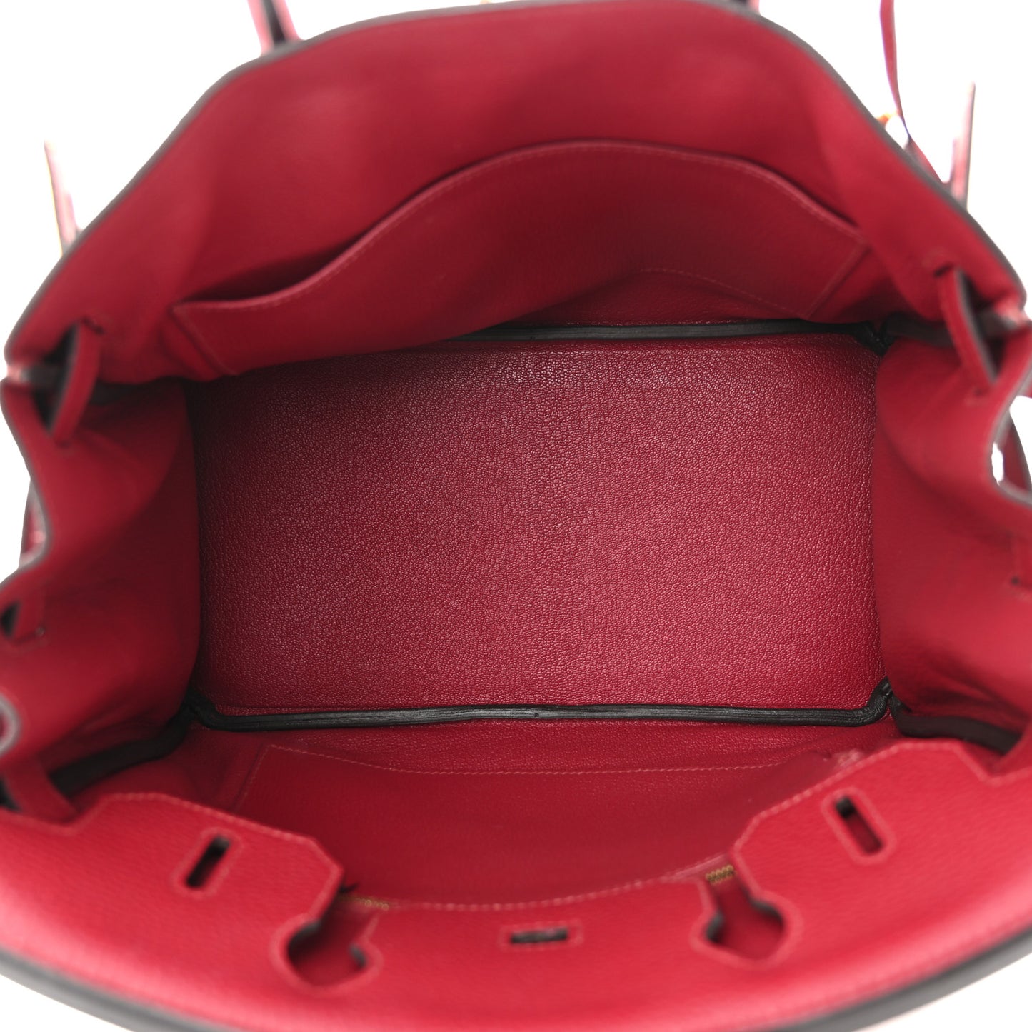 Taurillon Clemence Birkin 30 Rouge Grenat