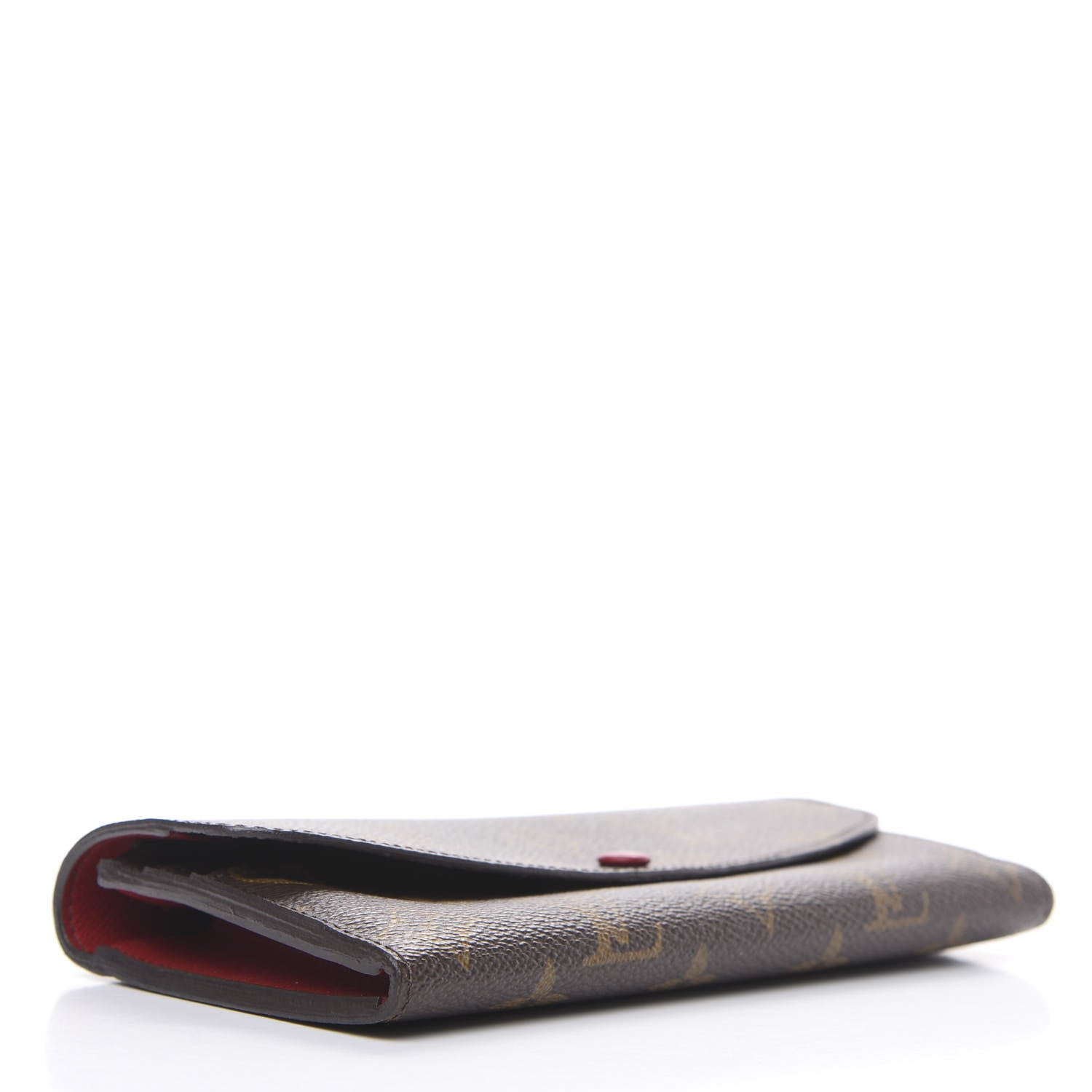 Louis Vuitton Monogram Emilie Wallet Red 3 of 7