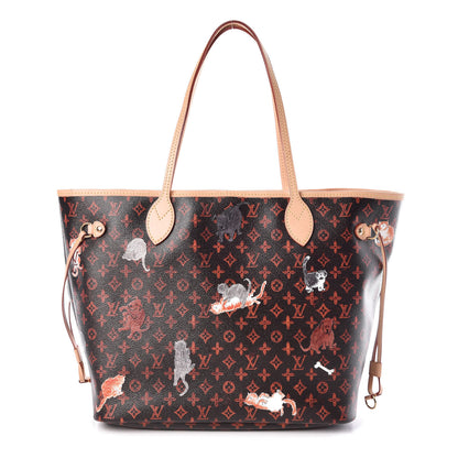 Louis Vuitton Catogram Neverfull MM Marron 3 of 11