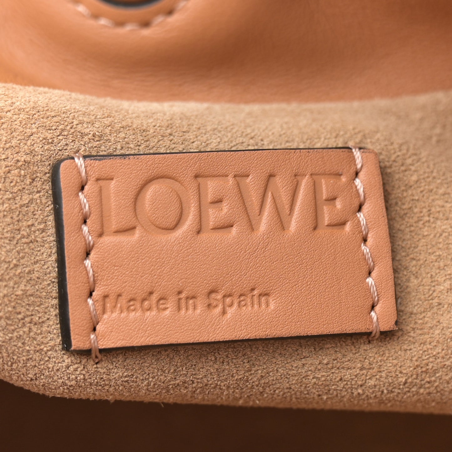 Calfskin Mini Flamenco Knot Clutch Warm Desert