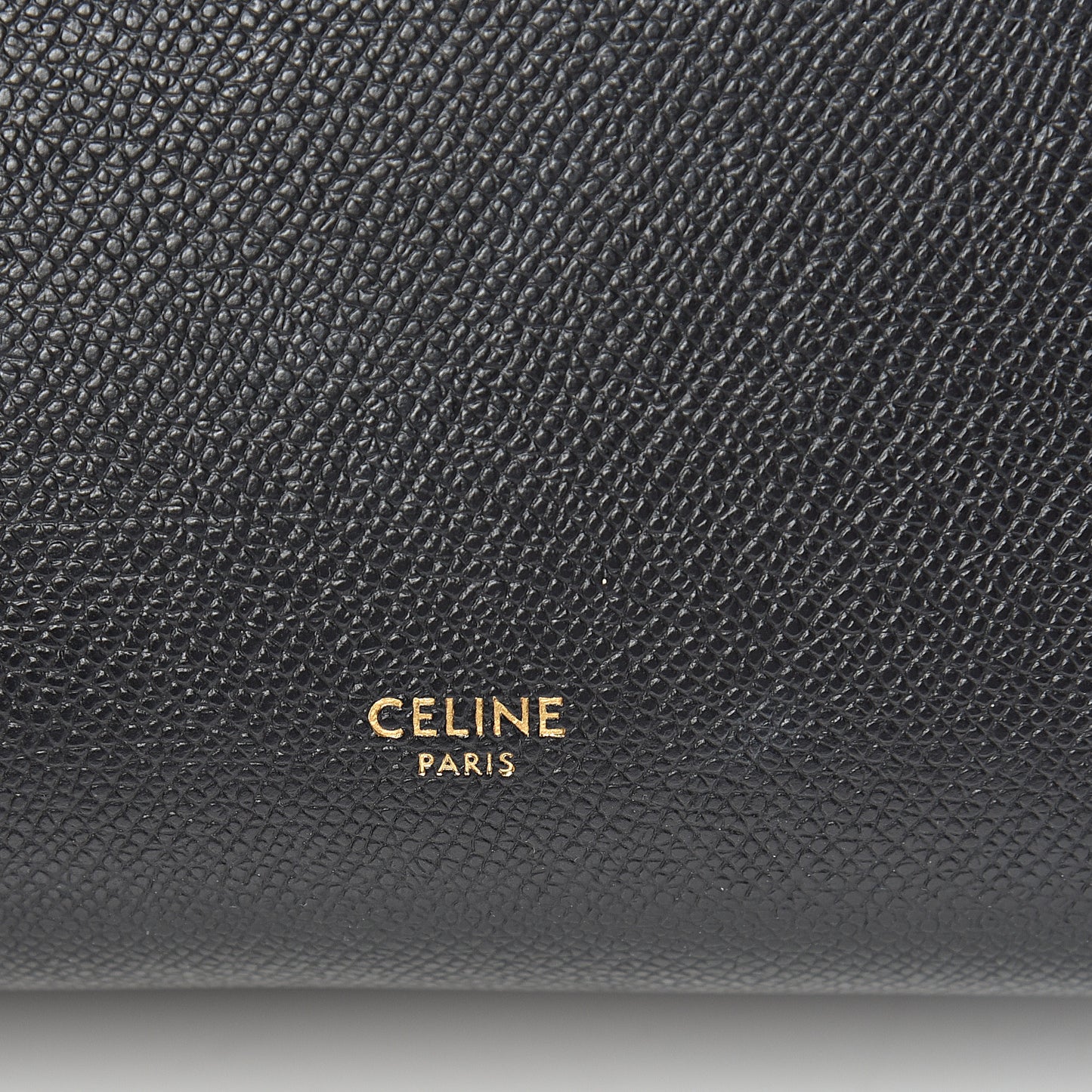 Grained Calfskin Micro Belt Bag Black