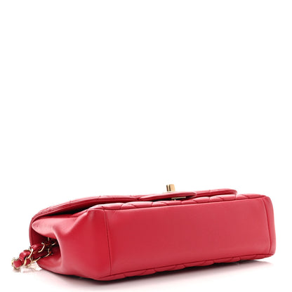 Chanel Lambskin Quilted Mini Mademoiselle Chic Flap Dark Pink 4 of 12