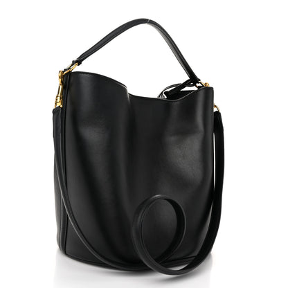 Celine Smooth Calfskin Bucket 16 Bag Black 4 of 13