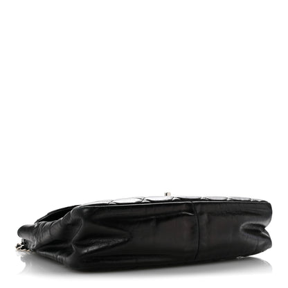Chanel Glazed Calfskin Quilted Small CC Delivery Tote Black 4 of 15