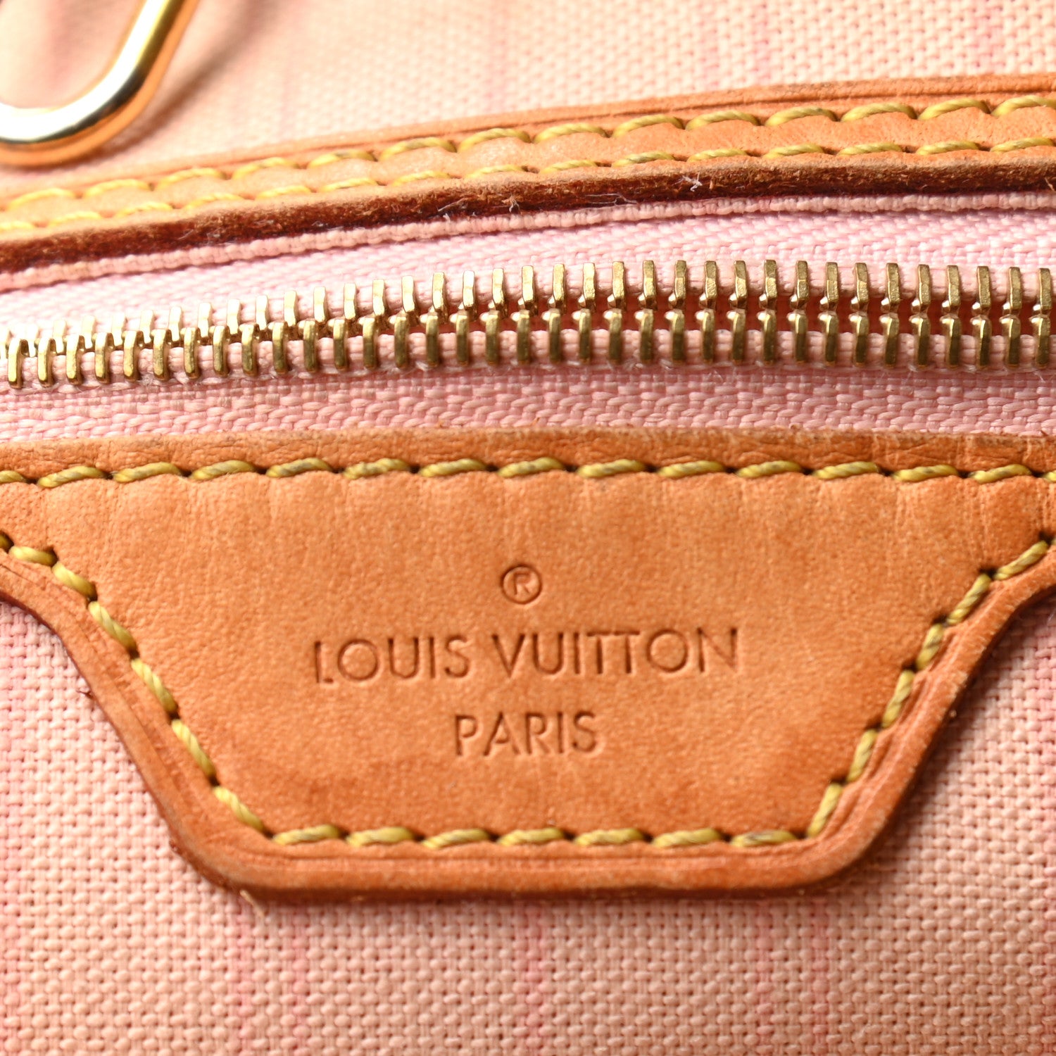 Louis Vuitton Damier Azur Delightful PM Rose Ballerine 6 of 17