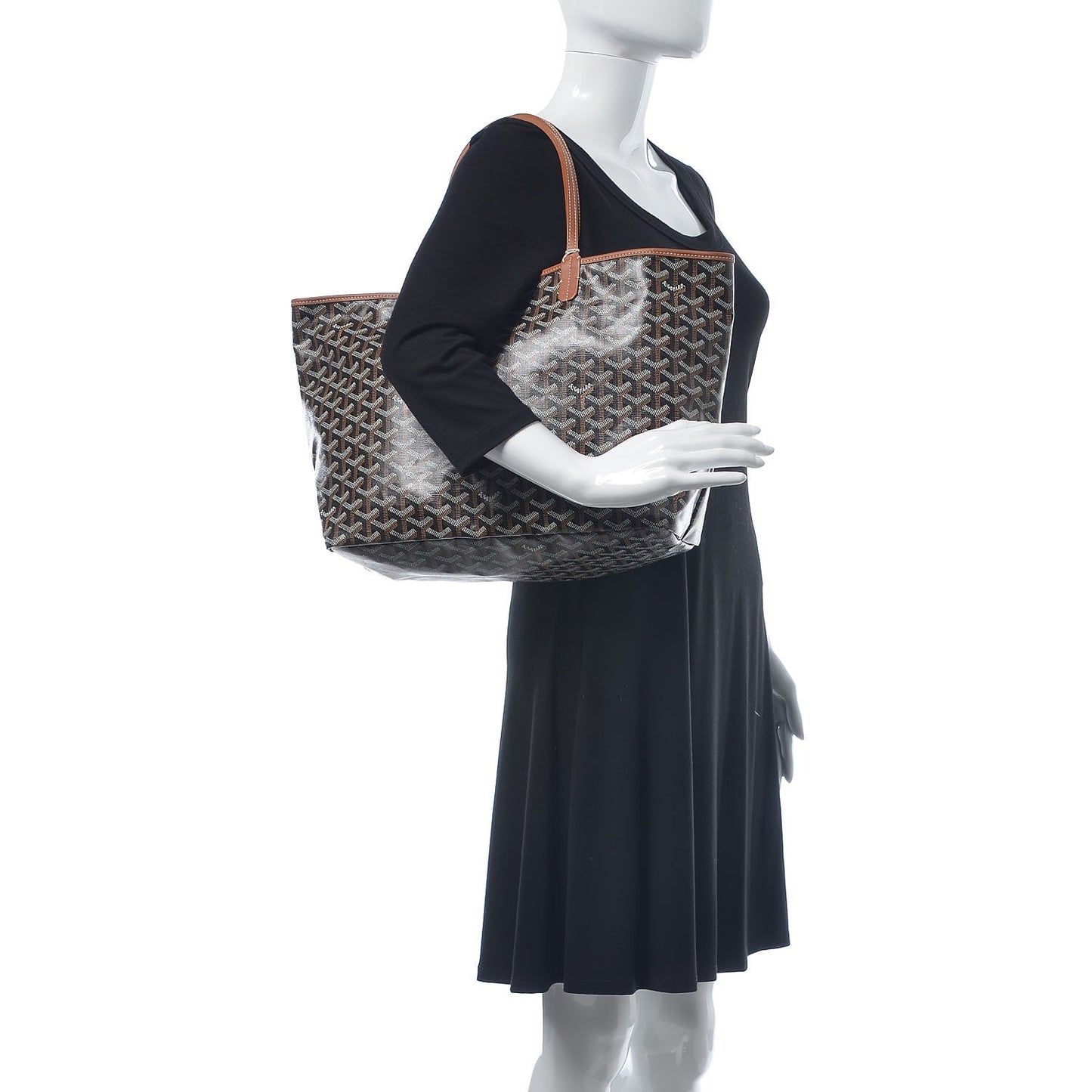 Goyardine Saint Louis PM Black Gold