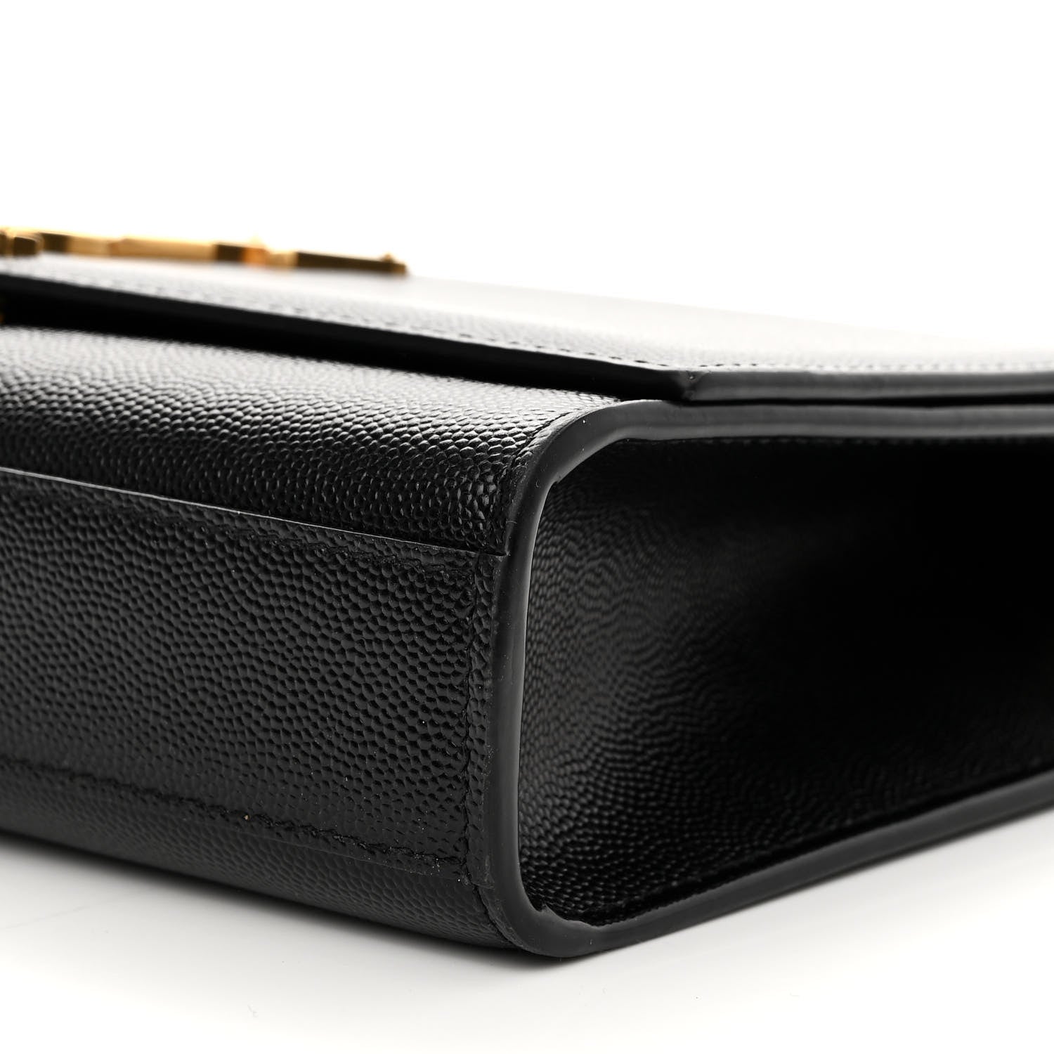 Saint Laurent Grain De Poudre Medium Classic Monogram Kate Satchel Black 10 of 10