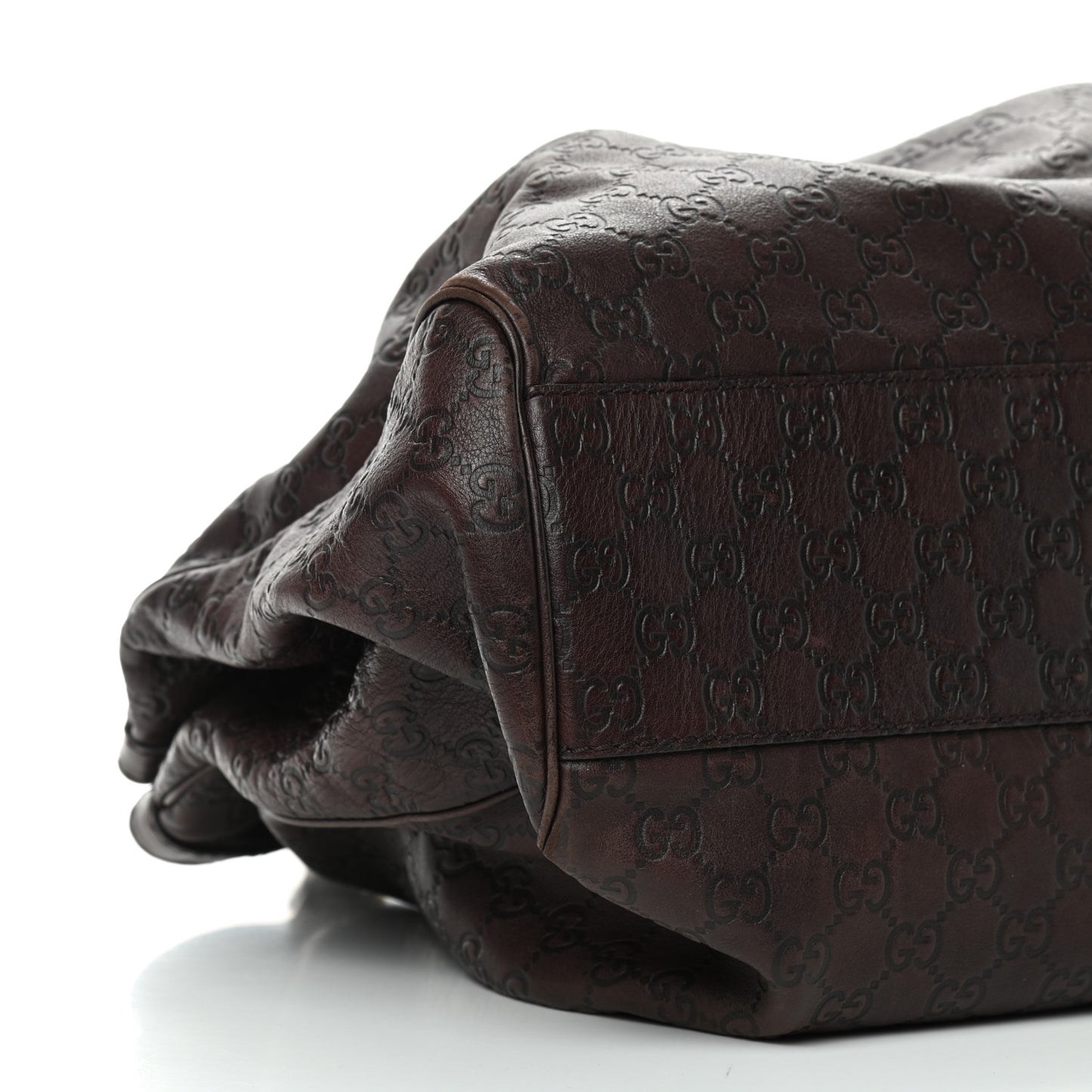 Guccissima Signature Large Sukey Tote Chocolate