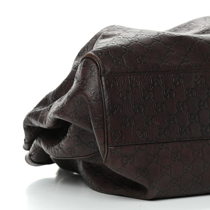 Gucci Guccissima Signature Large Sukey Tote Chocolate 7 of 11