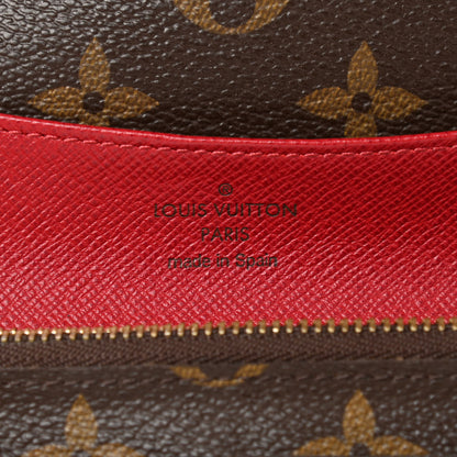 Louis Vuitton Monogram Emilie Wallet Rouge 6 of 12