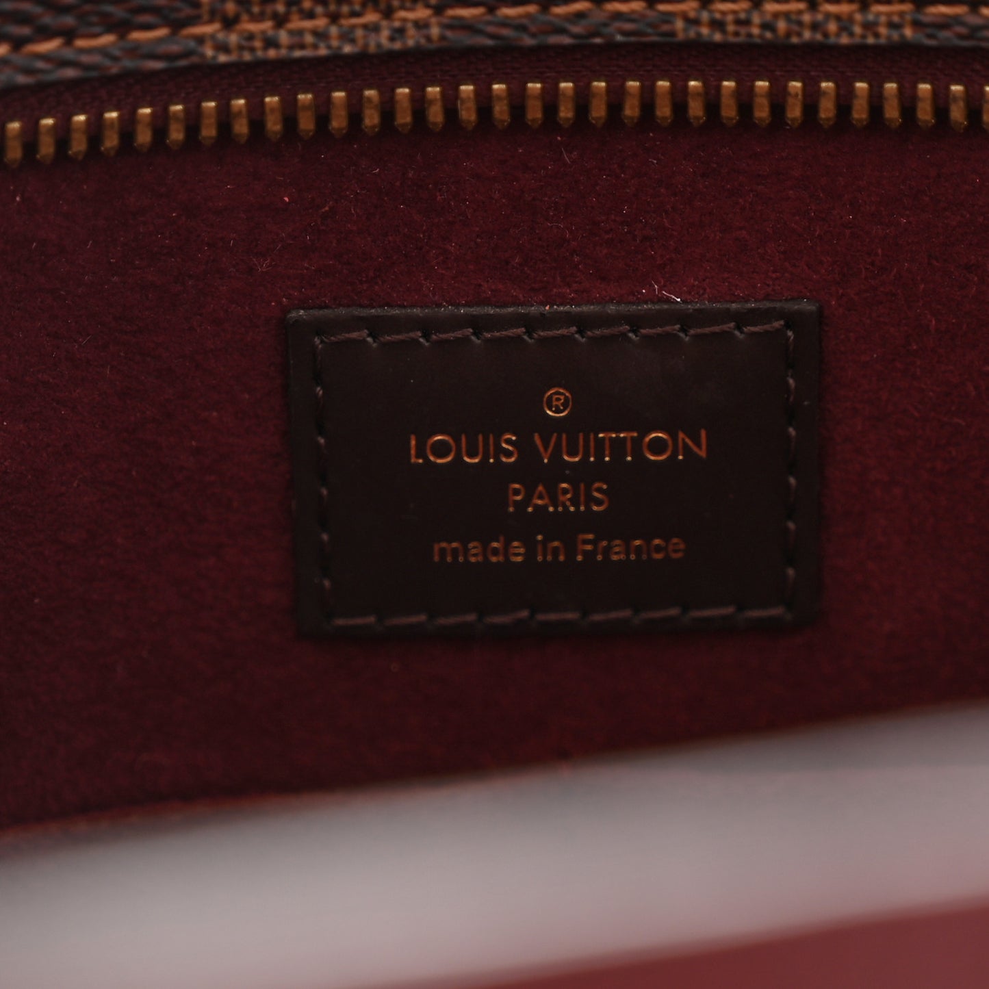 Damier Ebene Taurillon Jersey Bordeaux