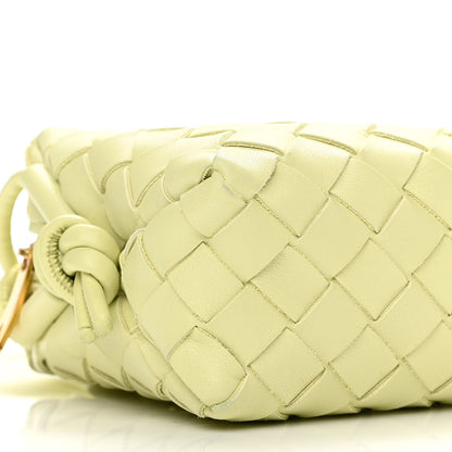 Bottega Veneta Nappa Intrecciato Mini Loop Camera Bag Lemon Washed 8 of 9