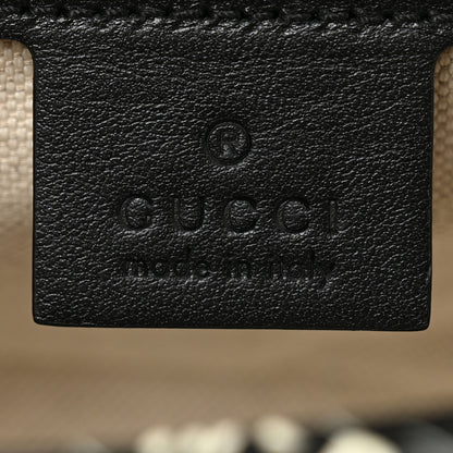 Gucci X BALENCIAGA Calfskin Matelasse Logo Print Small GG Marmont Shoulder Bag Black 6 of 10