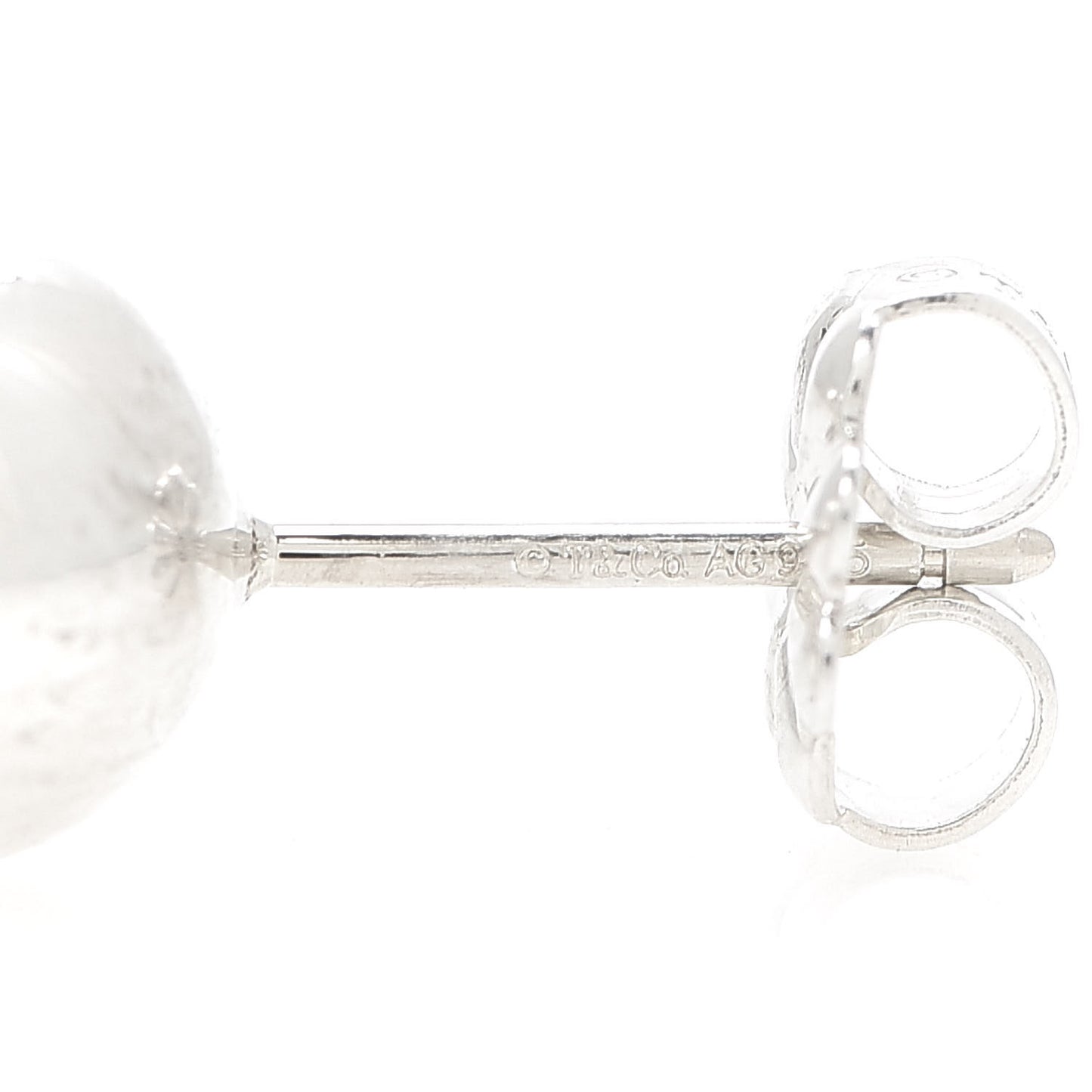 Sterling Silver 8mm HardWear Ball Earrings