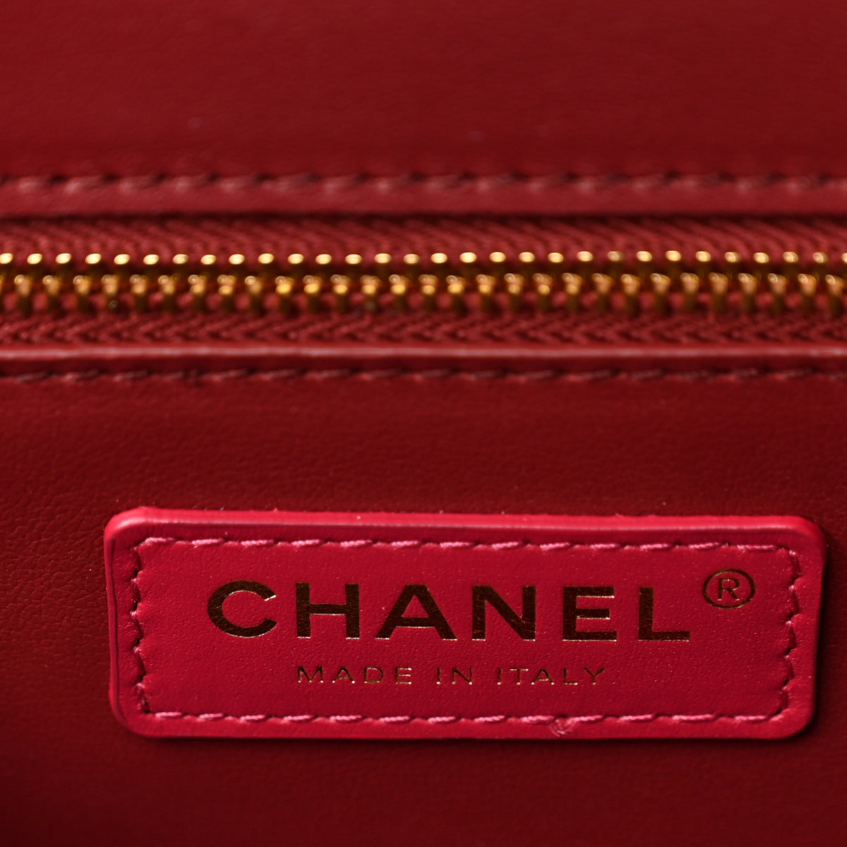 Chanel Calfskin Crocodile Embossed Archetype Small Shopping Tote Fuchsia 6 of 11