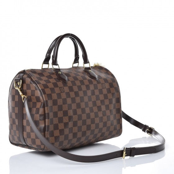 Louis Vuitton Damier Ebene Speedy Bandouliere 30 3 of 7