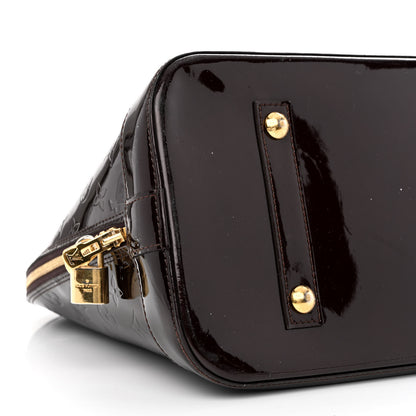 Louis Vuitton Vernis Alma GM Amarante 9 of 10