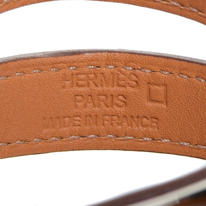 Hermes Shiny Alligator Kelly Double Tour Bracelet Small Violet 5 of 10