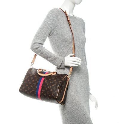 Louis Vuitton Monogram My LV Heritage Speedy Bandouliere 30 Fuchsia Violet 4 of 6