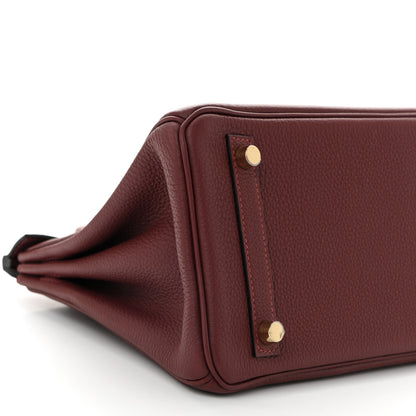 Hermes Togo Birkin 25 Rouge H 8 of 10