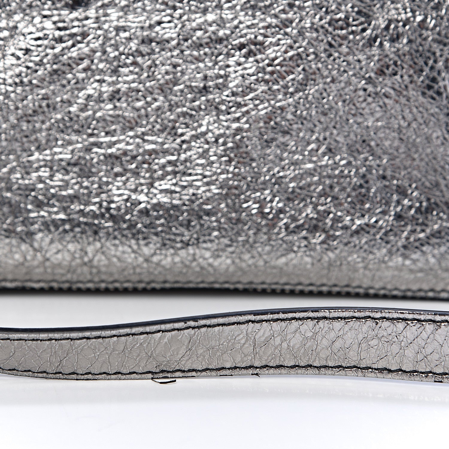 Proenza Schouler Metallic Lambskin Tiny PS1 Satchel Silver 13 of 15