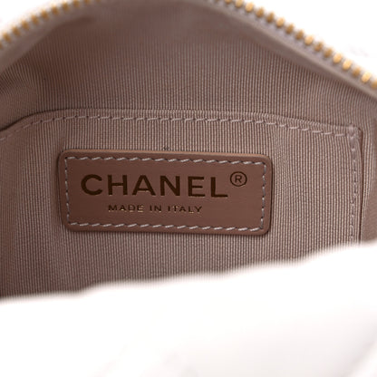 Chanel Lambskin Quilted Small Perfect Meeting Hobo White 6 of 10