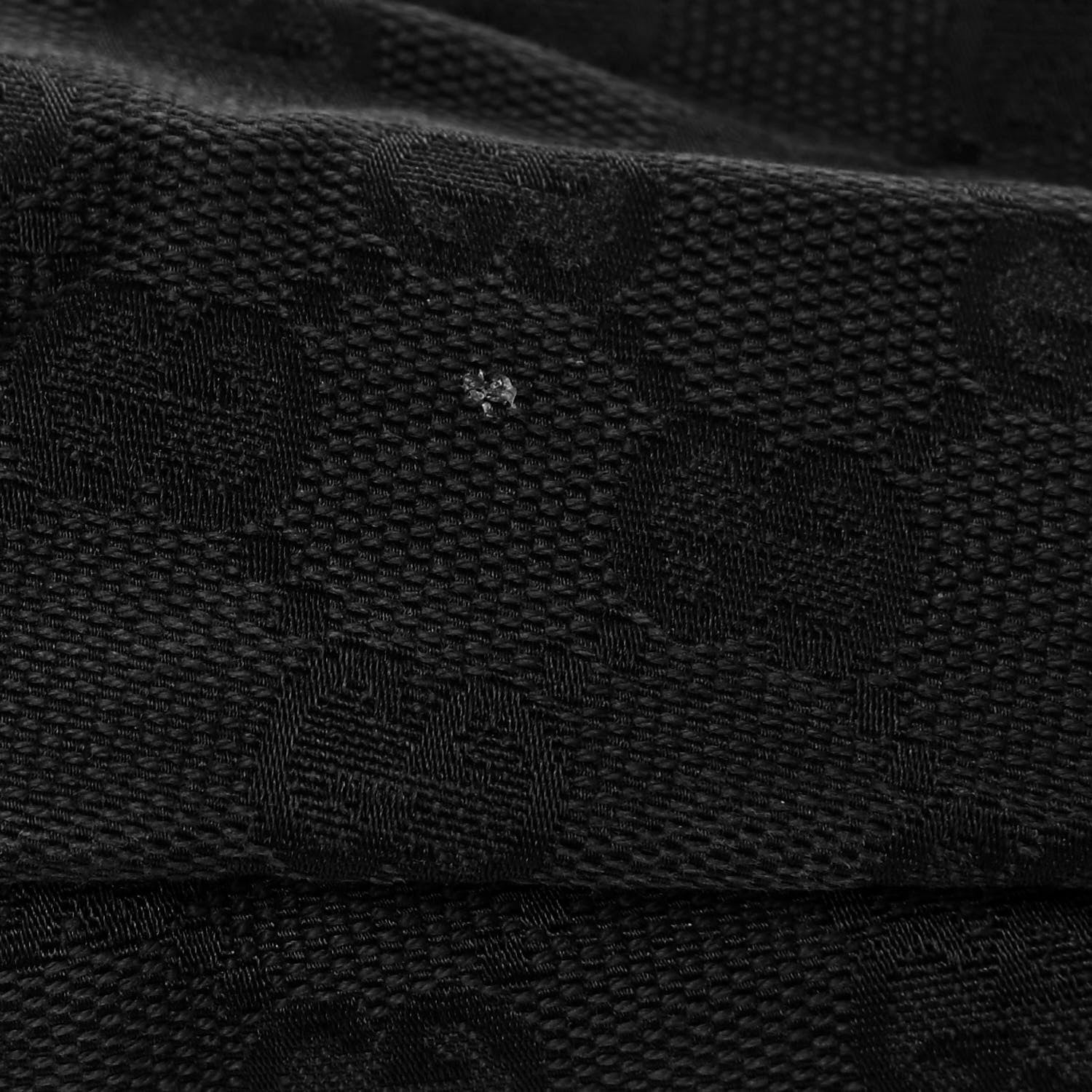 Gucci Denim Monogram Half Moon Hobo Black 13 of 16