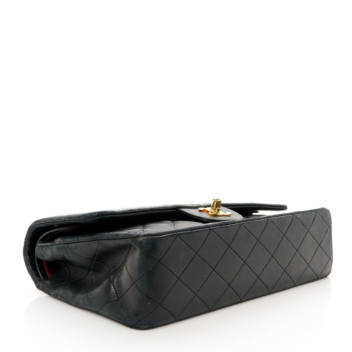 Chanel Lambskin Quilted Medium Double Flap Black 4 of 15