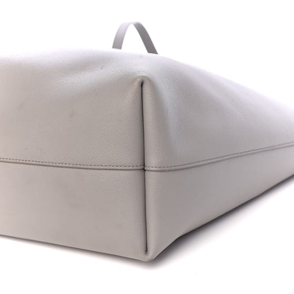 Saint Laurent Calfskin Large Shopping Tote Oyster Gray 11 of 21