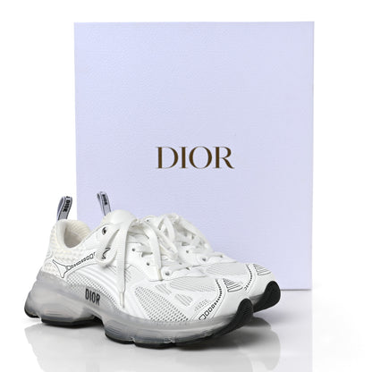 Christian Dior Matte Technical Fabric Mesh Dior Vibe Sneakers 37 White Silver 11 of 11