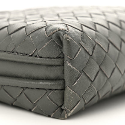 Bottega Veneta Nappa Intrecciato Nodini Crossbody Messenger New Light Grey 9 of 13