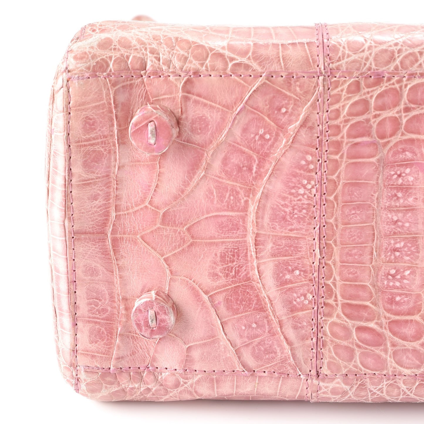 Crocodile Tote Pink