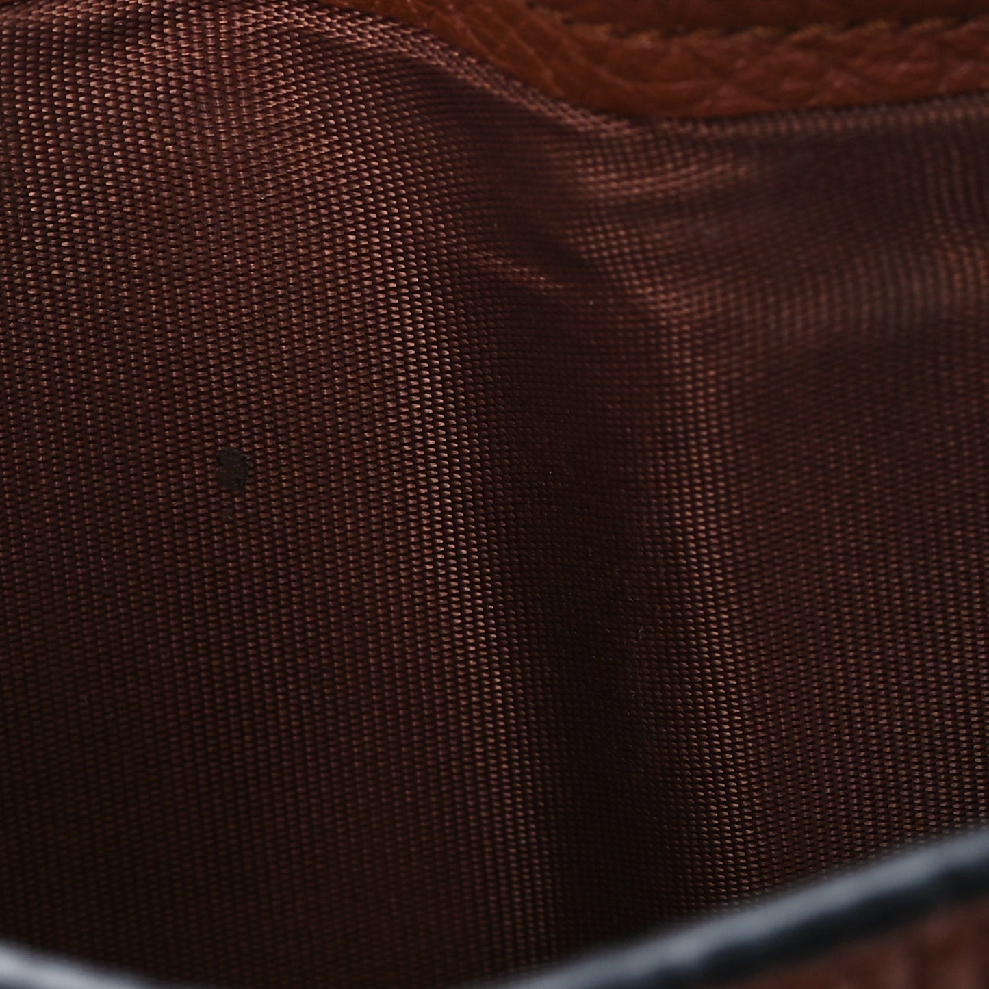 Calfskin Rockstud Bi-Fold Card Holder Brown