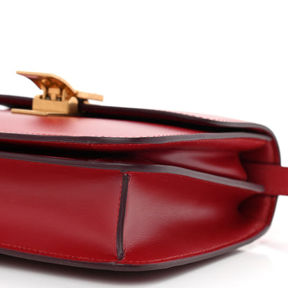 Celine Box Calfskin Teen Classic Box Flap Bag Red 11 of 12