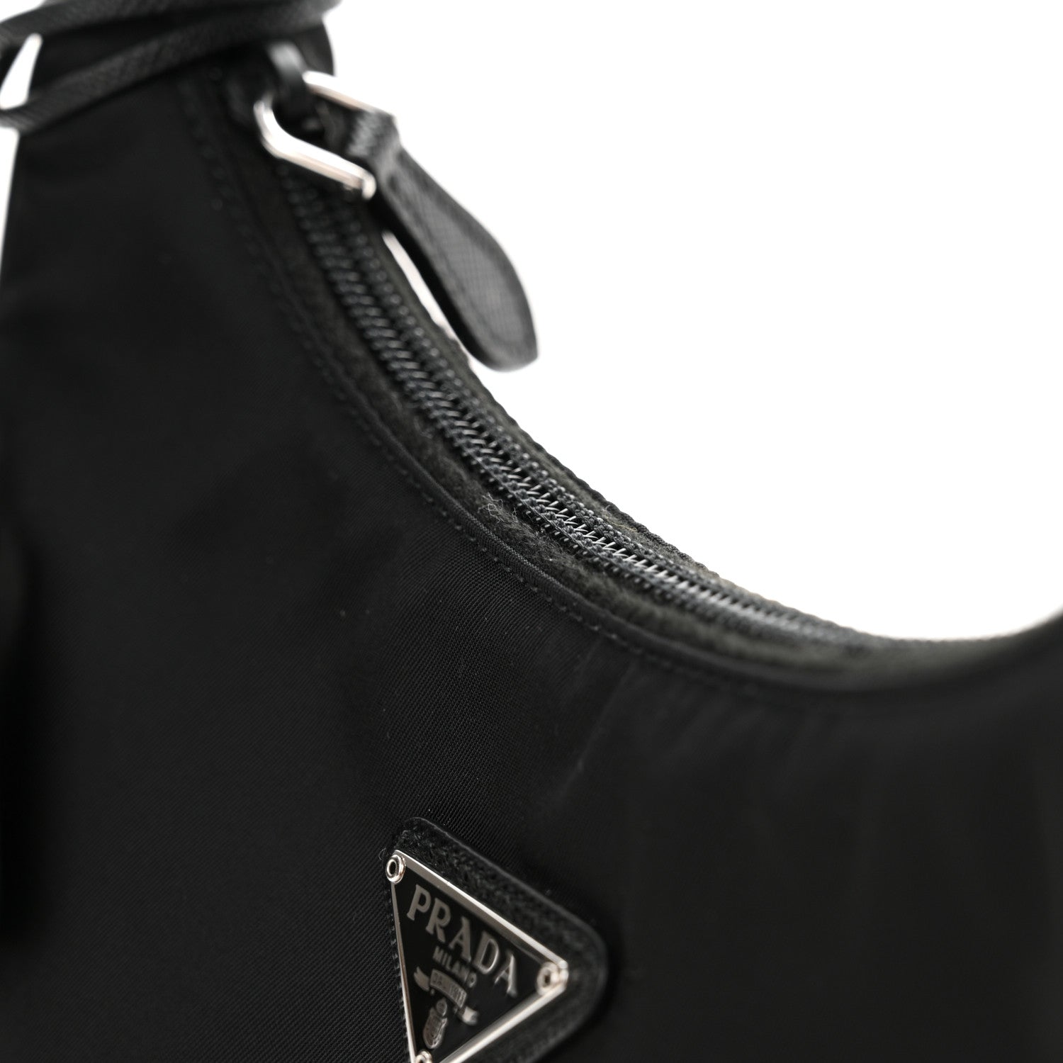 Prada Tessuto Nylon Mini Re-Edition 2000 Bag Black 11 of 11