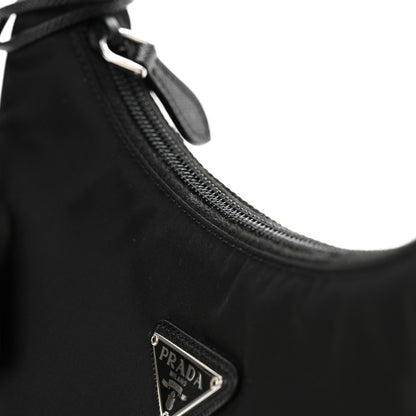 Prada Tessuto Nylon Mini Re-Edition 2000 Bag Black 11 of 11