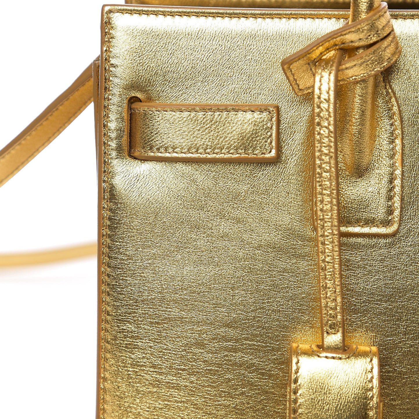 Metallic Calfskin Baby Sac De Jour Ciad