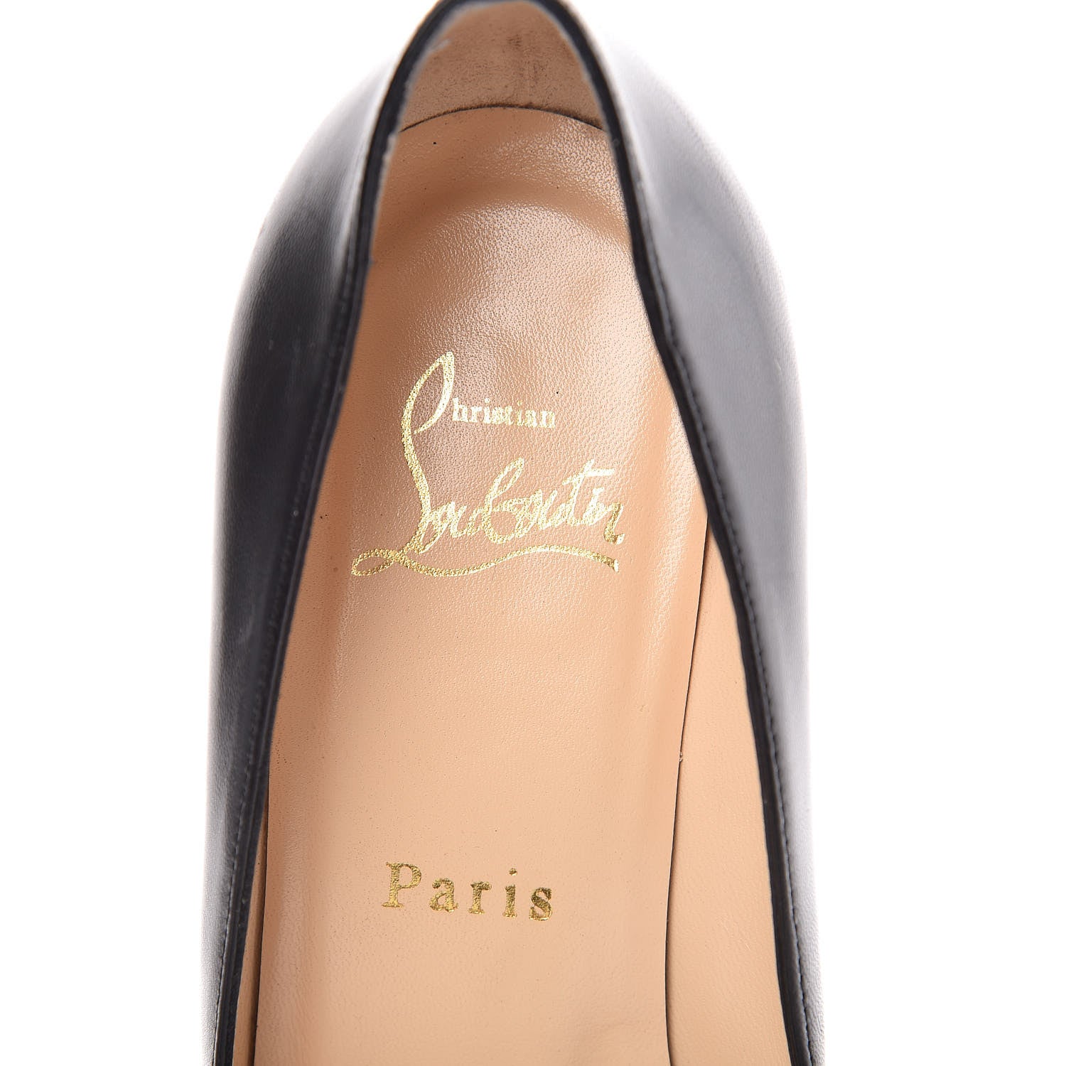 Christian Louboutin Kid Simple Pumps 37 Black 6 of 13