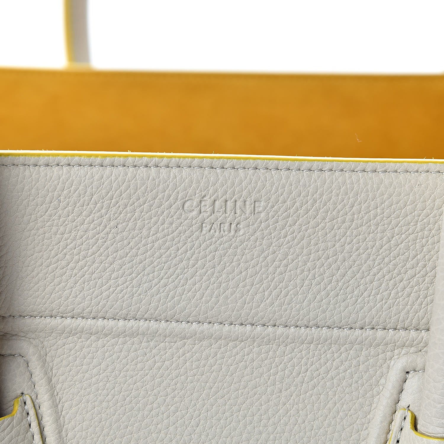 Celine Grained Calfskin Medium Phantom Luggage Light Beige 6 of 11