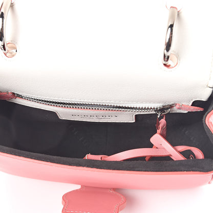 Burberry Trench Calfskin Small DK88 Top Handle Bag Sugar Pink Natural 5 of 8