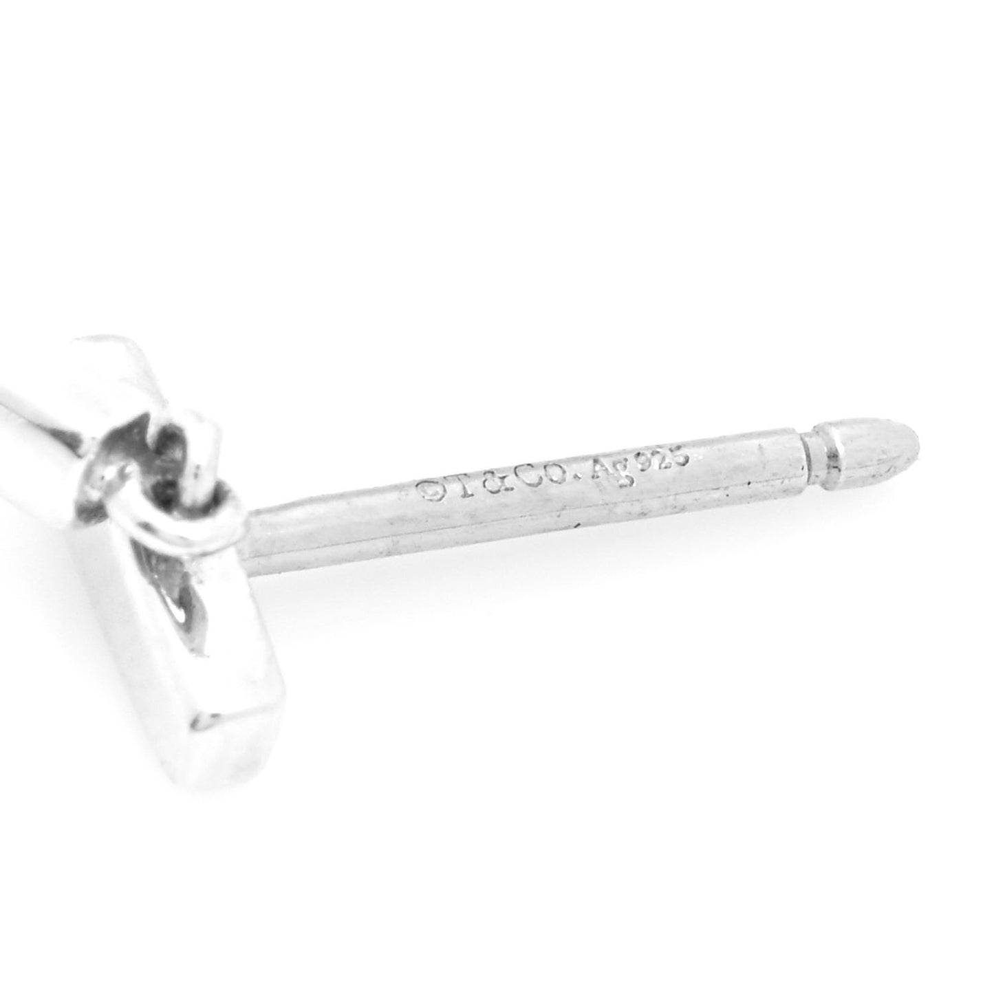 Sterling Silver T Wire Bar Earrings
