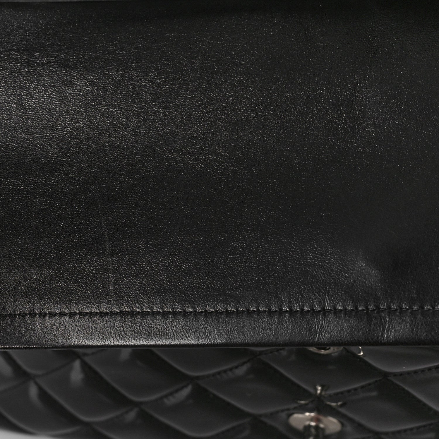 Chanel Patent Quilted Jumbo Double Flap Black 10 of 13