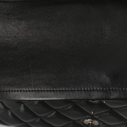 Chanel Patent Quilted Jumbo Double Flap Black 10 of 13