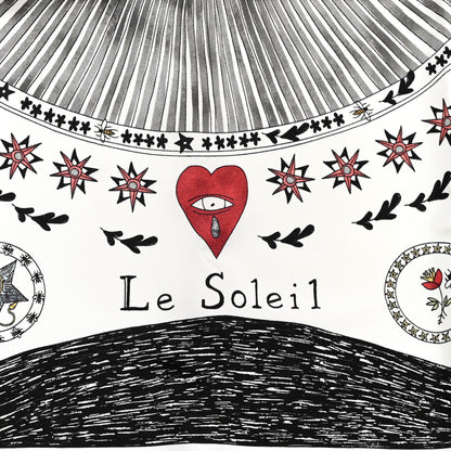 Christian Dior Silk Le Soleil Tarot Square Scarf 2 of 6