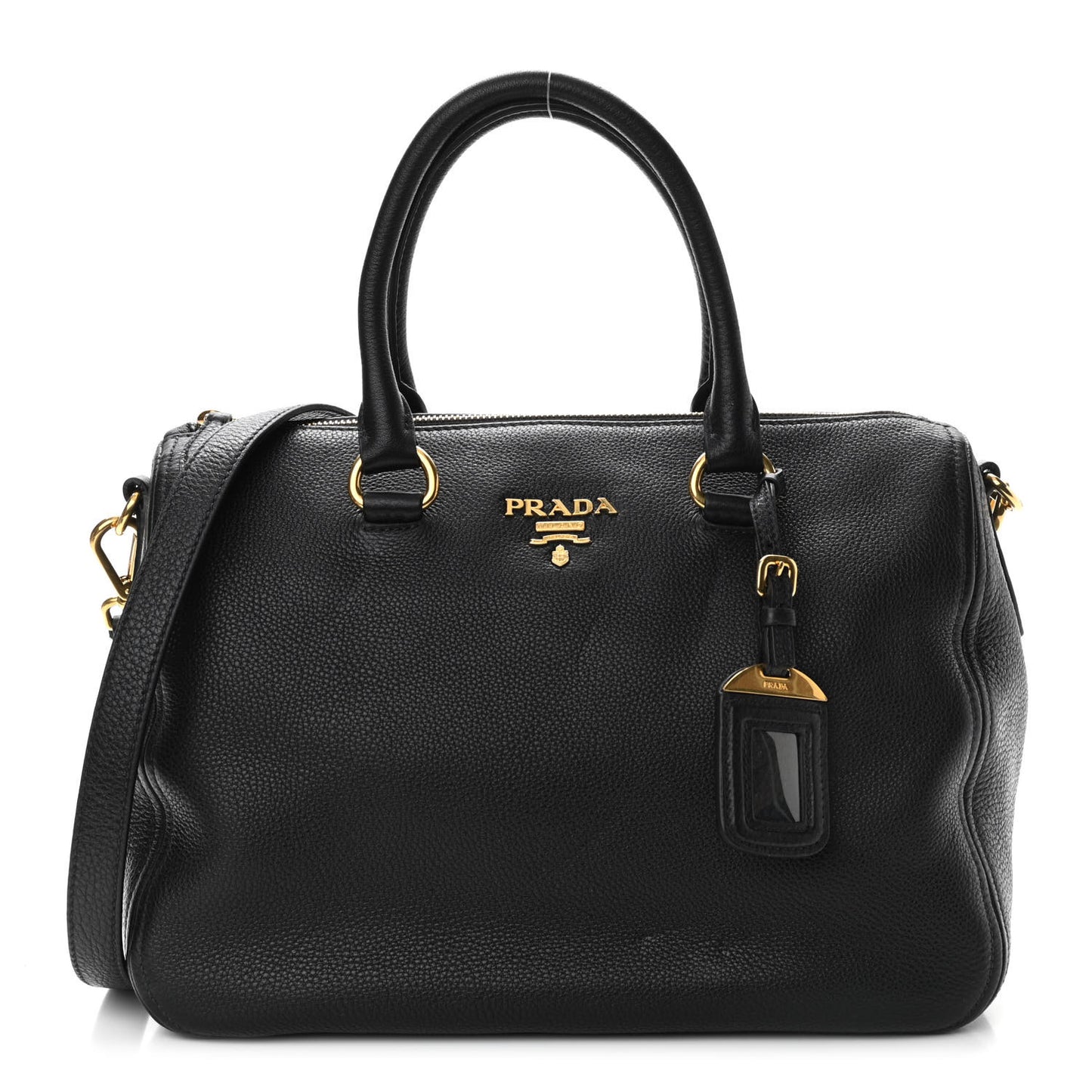 Vitello Daino Tote Black