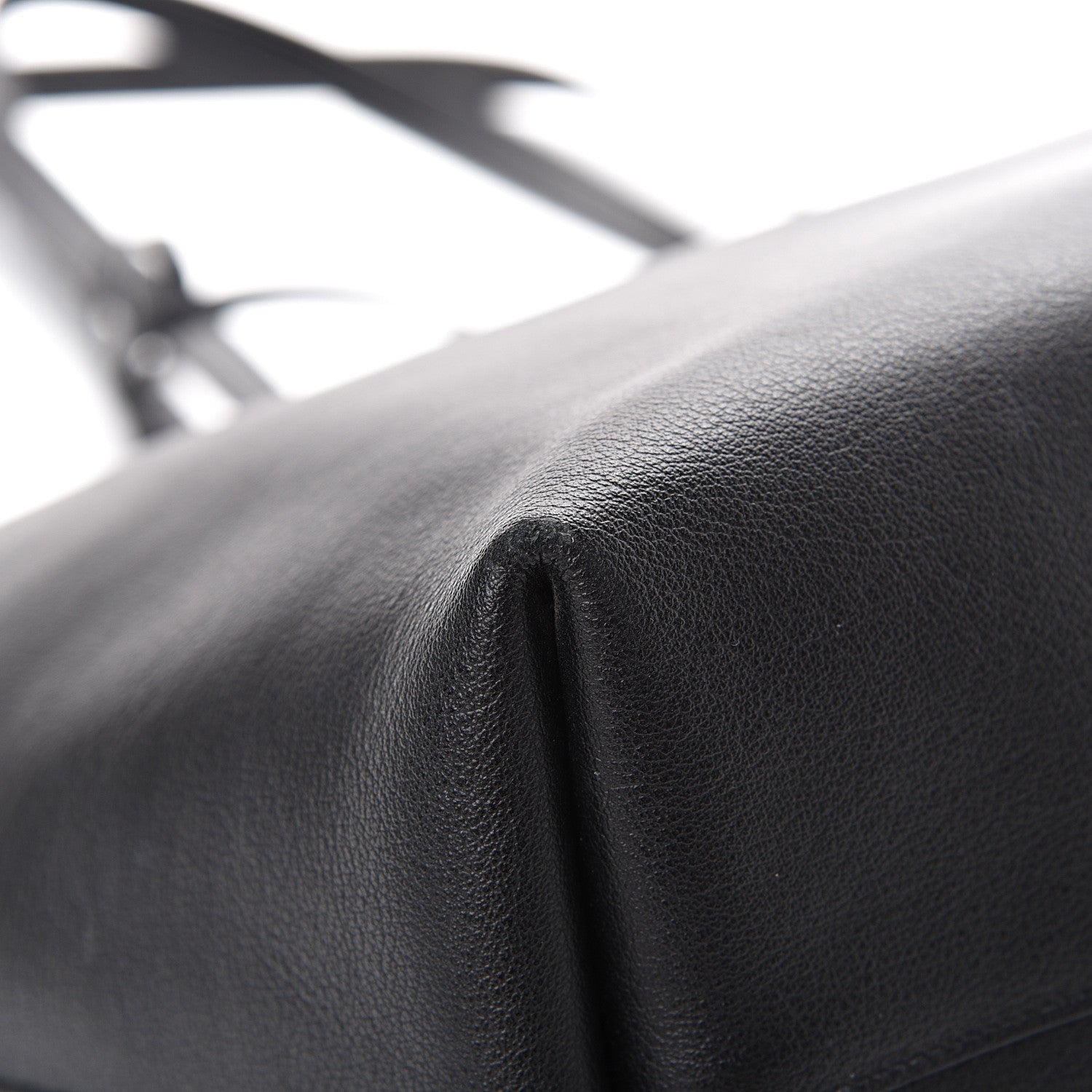Saint Laurent Calfskin Large Shopping Tote Black 9 of 13