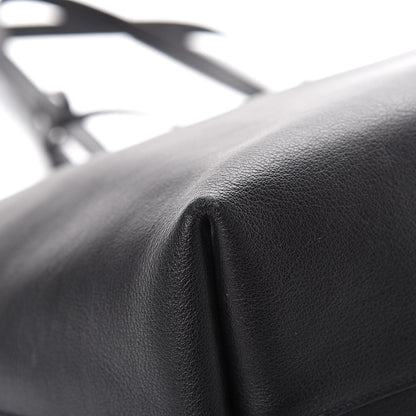 Saint Laurent Calfskin Large Shopping Tote Black 9 of 13