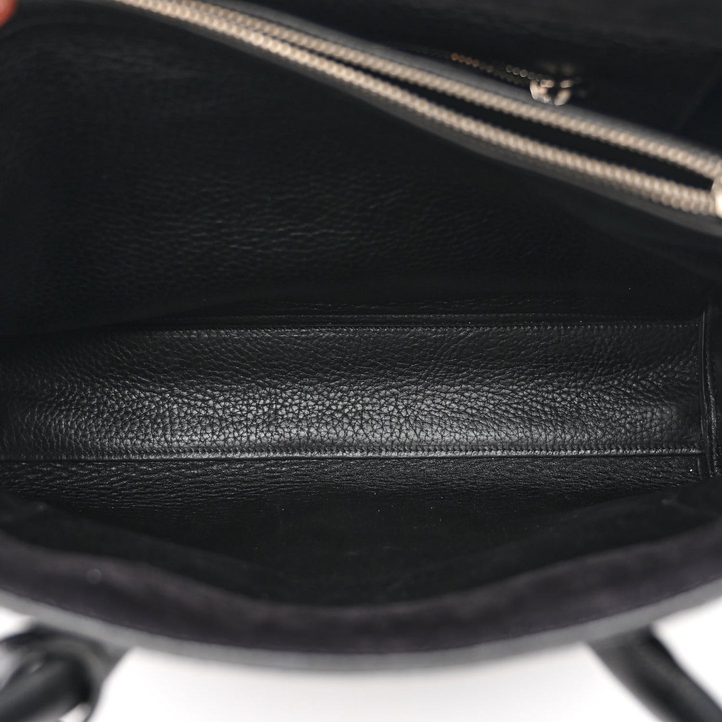 Suede Calfskin Small Sac De Jour Black