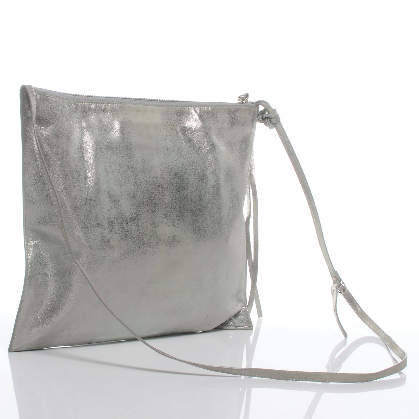 Calfskin Milkyway Ligne Papier Messenger Aigue Marine