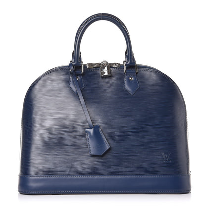 Louis Vuitton Epi Alma MM Indigo 1 of 7